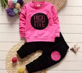 Kids Cute Outfits for Girls Spring Autumn Toddler Clothing Sets Long Sleeve T shite + Trouser.