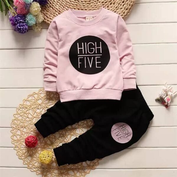 Kids Cute Outfits for Girls Spring Autumn Toddler Clothing Sets Long Sleeve T shite + Trouser. - Image 2