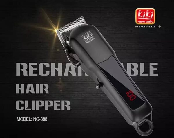 LED Display Wireless Rechargeable Clipper NG-888B - Image 2