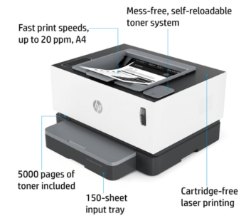 HP Neverstop Laser 1000a printer
