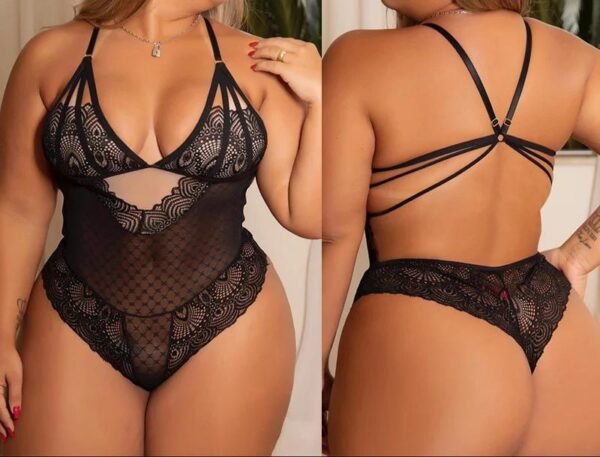 2022 Hot Selling Out Lace Sexy Lingerie Bodysuit. Plus Size Lingerie For Woman - Image 7