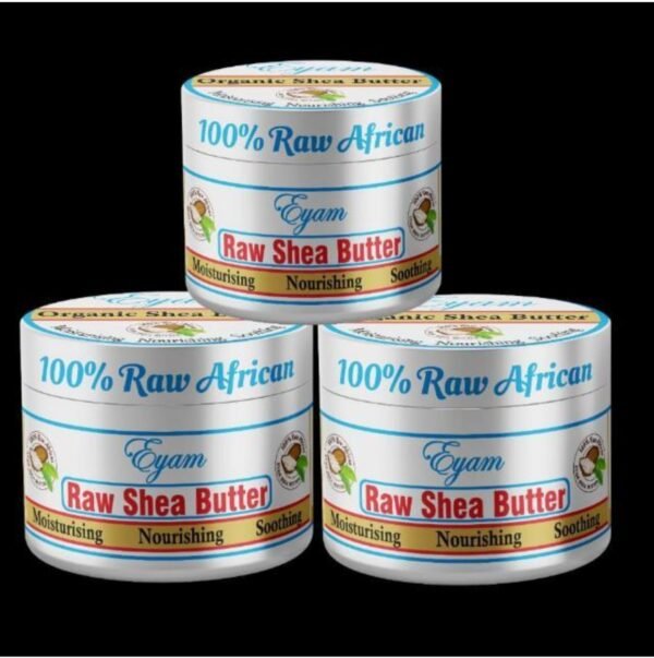 Raw Shea Butter on Hair and Skin