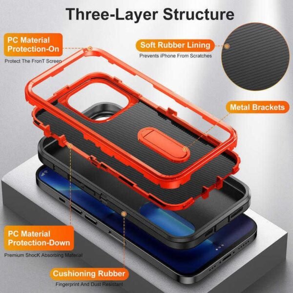 3in1 iPhone Case (Luxury Triple Defense Anti-Drop Protection) - Image 4