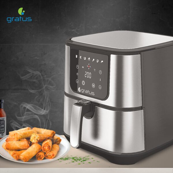 Gratus Digital Air Fryer 5.5L, Model- GR-A500DTTB