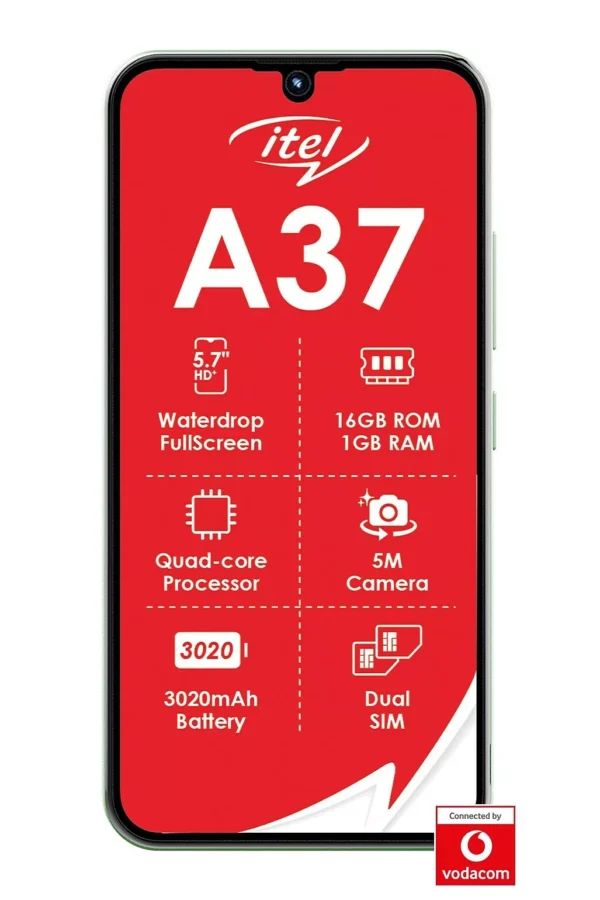 Itel A37-5.71″ 1GB RAM 16GB ROM 5MP 3020mAh - Image 3