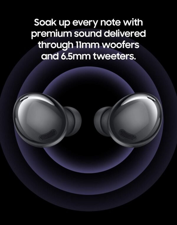 SAMSUNG Galaxy Buds Pro, Bluetooth Earbuds, True Wireless, Noise Cancelling, Charging Case, Quality Sound, Water Resistant, Phantom Black - Image 7