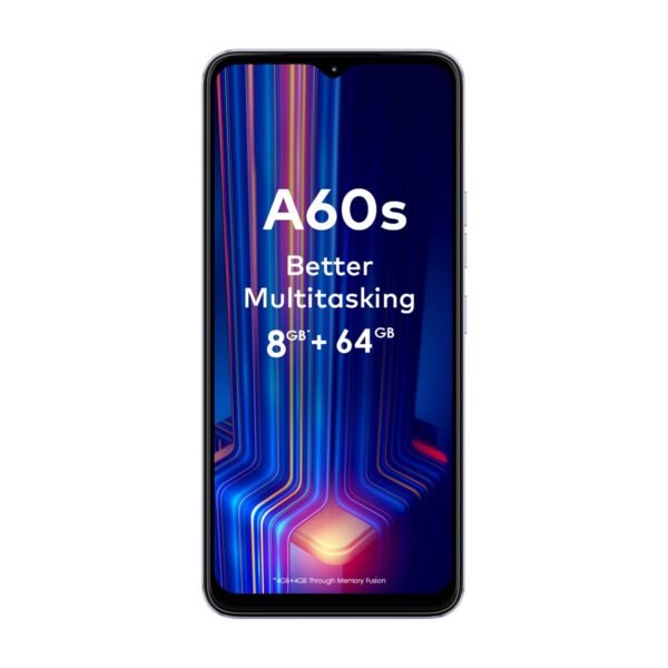 itel A60s (4GB RAM + 64GB ROM, Up to 8GB RAM with Memory Fusion | 8MP AI Rear Camera | 5000mAh Battery with 10W Charging | Faceunlock & Fingerprint - Image 2