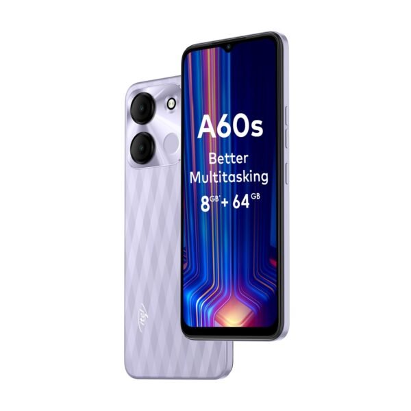 itel A60s (4GB RAM + 64GB ROM, Up to 8GB RAM with Memory Fusion | 8MP AI Rear Camera | 5000mAh Battery with 10W Charging | Faceunlock & Fingerprint - Image 7