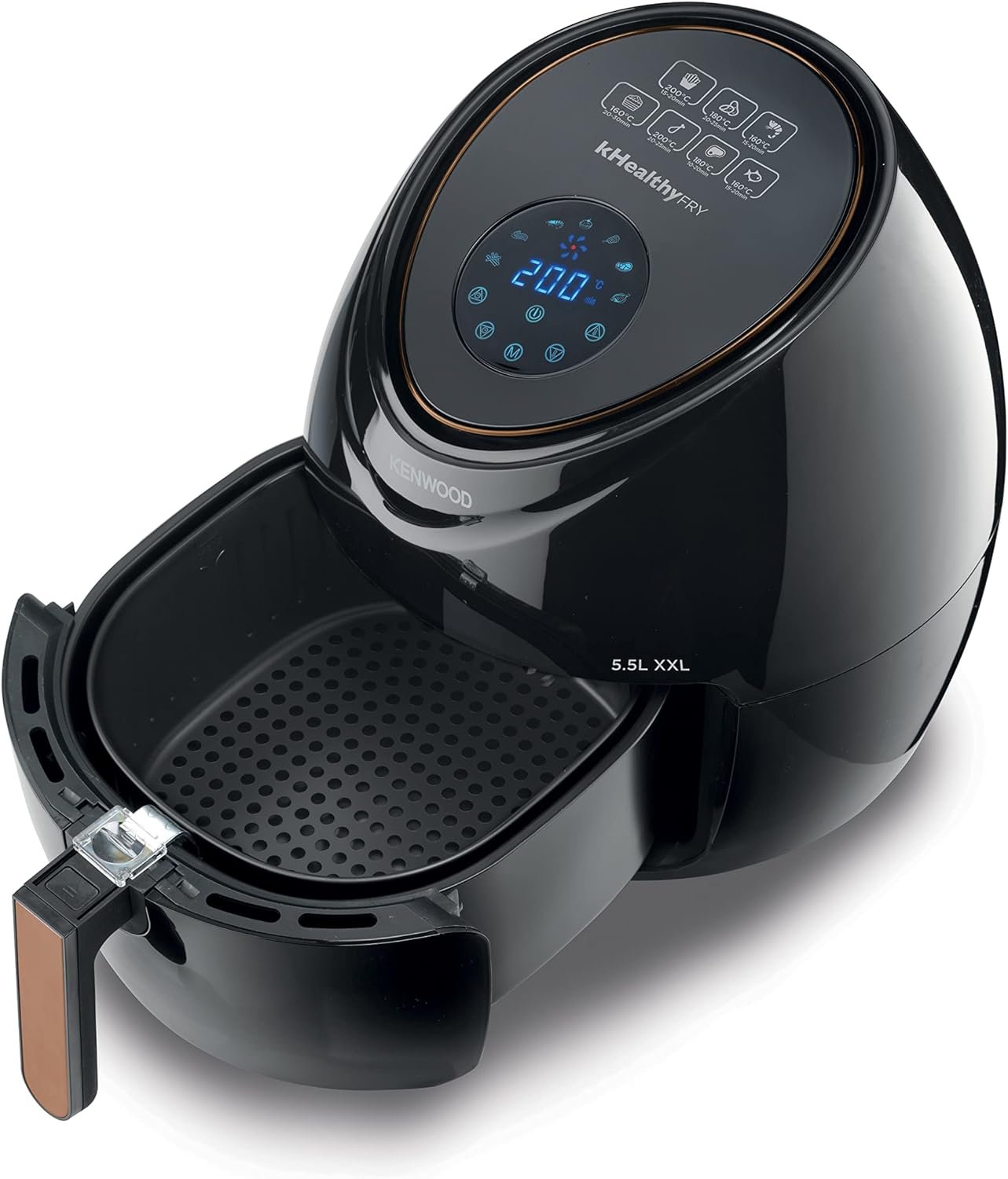 Kenwood kHealthyFRY Digital Air Fryer 5.5L, Model HFP50.000Bk - Image 5
