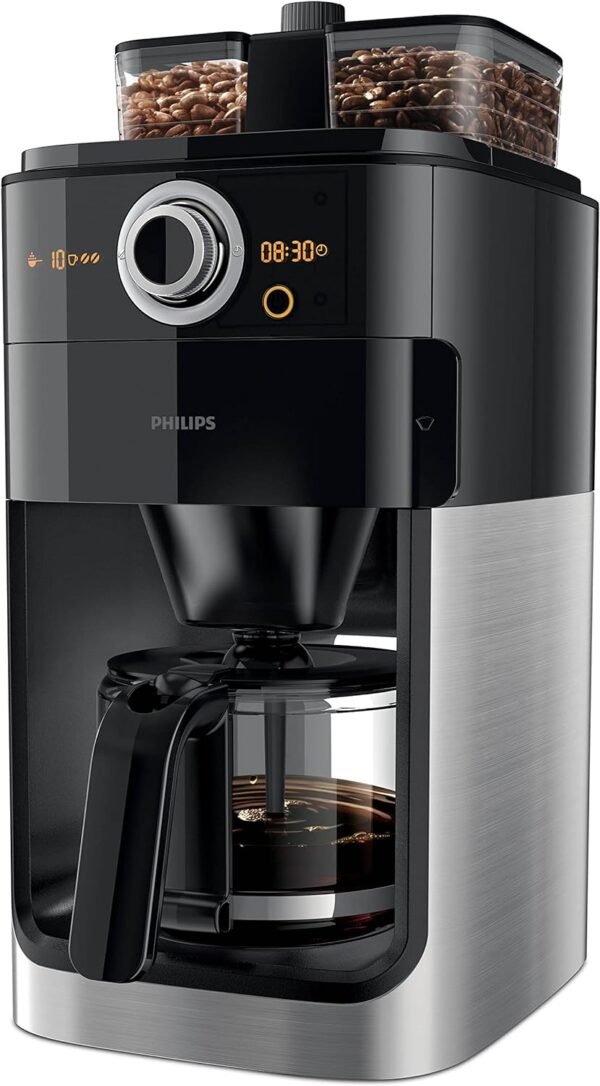 PHILIPS Grind and Brew Coffee Maker, Model HD7762,