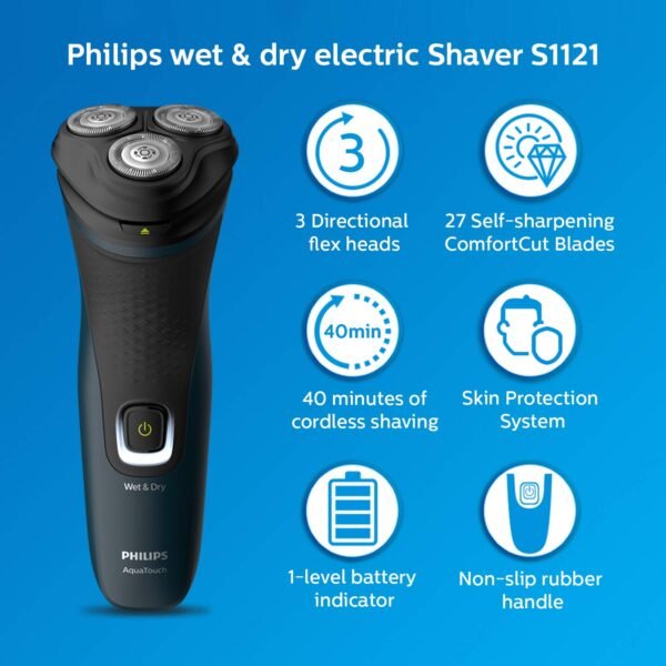 Philips AquaTouch Shaver 1000, Model S1121 - Image 8