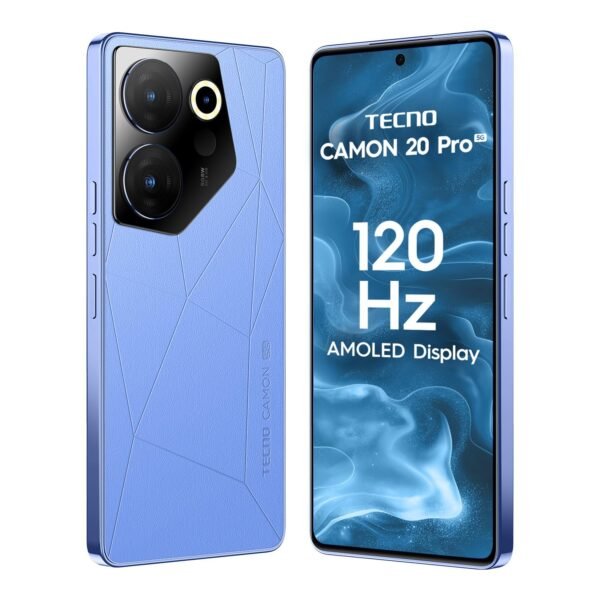 TECNO Camon 20 Pro 5G (Serenity Blue, 8GB RAM,128GB Storage)| India's 1st MediaTek Dimensity 8050 Processor | 16GB Expandable RAM | 64MP RGBW(G+P) OIS Rear Camera|6.67 FHD - Image 6