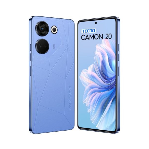 TECNO Camon 20 (Serenity Blue, 8GB RAM,256GB Storage)|16GB Expandable RAM | 64MP RGBW Rear Camera|6.67 FHD+ Big AMOLED with in-Display Fingerprint Sensor - Image 6