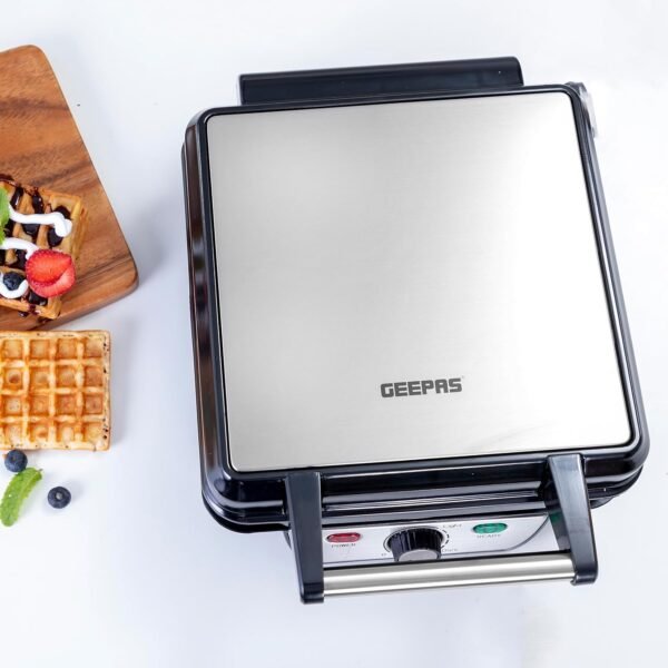 Geepas 4 Sliced Waffle Maker, Model GWM5417 - Image 5