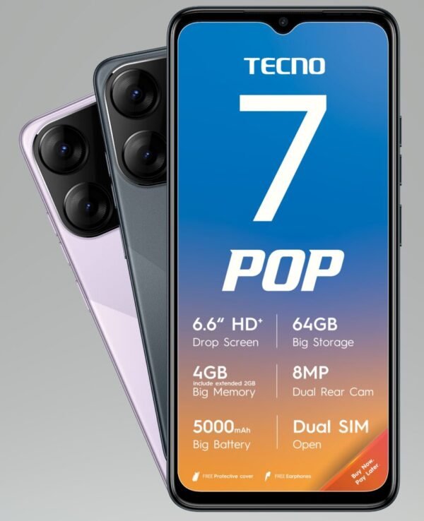 Tecno Pop 7, 64GB+2GB RAM - Image 5