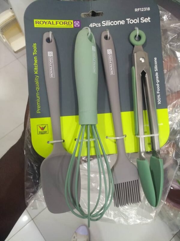 Royalford 4Pcs Silicone Kitchen Tools Set , Model RF12318 - Image 6