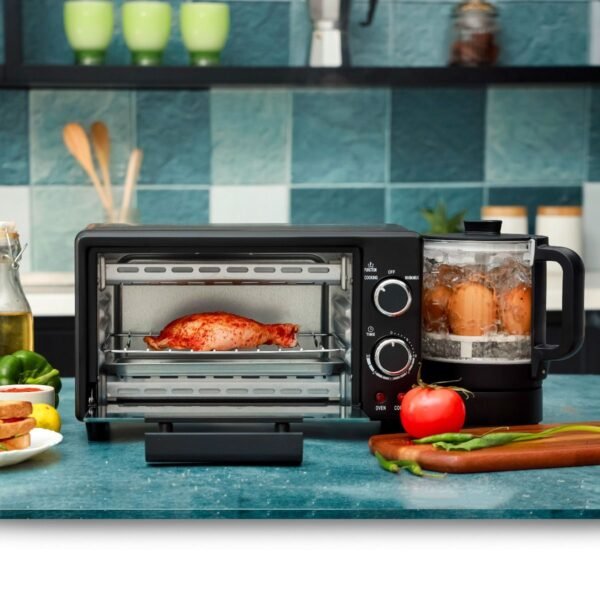 Geepas Multi-Function Breakfast Maker, 9L Multi-Function Breakfast Maker, 9L Capacity Oven, Model GBM63048