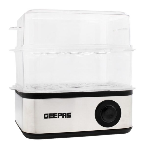 Geepas 500W Premium Electric Egg Boiler For 16 Eggs With Poacher & Omelette Maker Bowl, Can Boil, Poach And Make Omelettes, Model GEB63019UK - Image 8