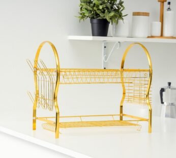 Royalford 2Layer Goldy Dish Rack, Model RF10150