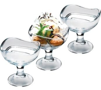 Royalford 3pcs Ice Cream Cup Set – 300ML, Model RF10460