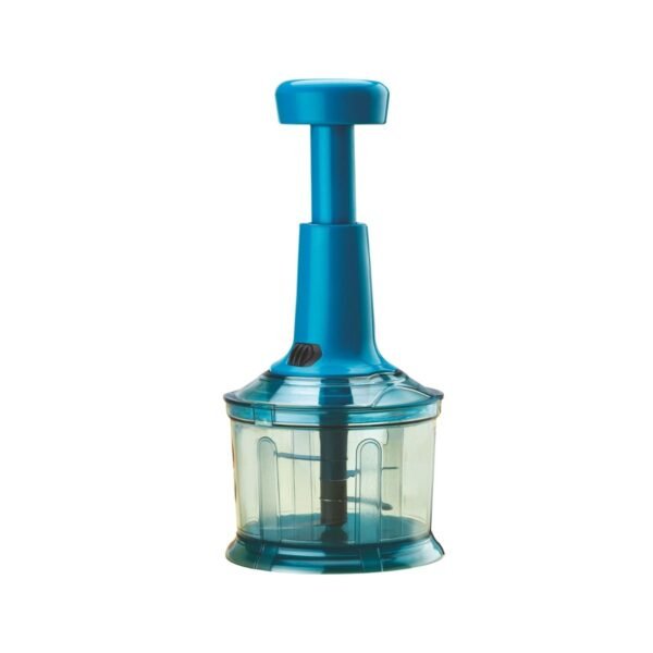 Royalford 900 ML Push Chopper- | Compact Chopper With 4 Blades| Suitable For Chopping Vegetables And Fruits| Quick Manual Chopper| Stainless Steel Blade Set For Fast And Effective Chopping| Detachable Body Parts For Easy Cleaning| Food Grade And BP, Model RF11955 - Image 2